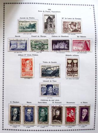 1849-2008, Belle collection d'oblitérés en six albums,