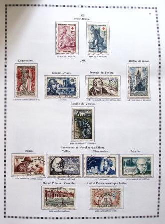 1849-2008, Belle collection d'oblitérés en six albums,