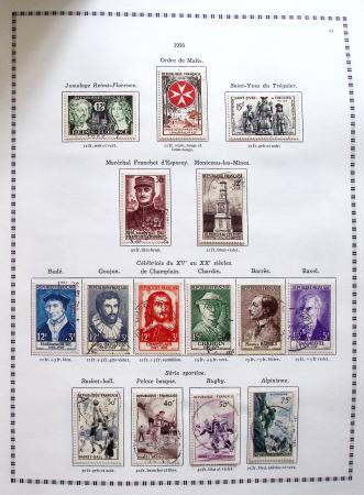 1849-2008, Belle collection d'oblitérés en six albums,
