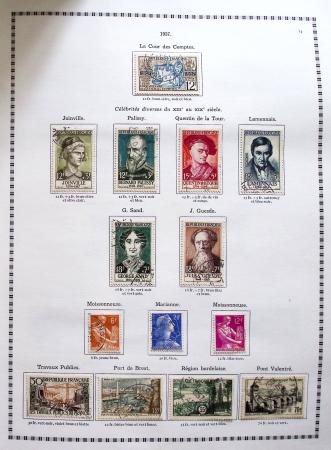 1849-2008, Belle collection d'oblitérés en six albums,