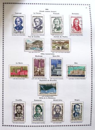 1849-2008, Belle collection d'oblitérés en six albums,
