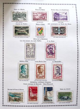 1849-2008, Belle collection d'oblitérés en six albums,