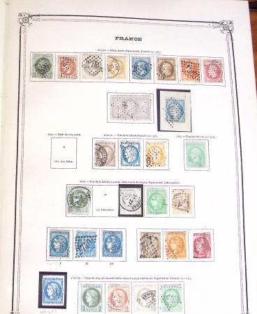 1849-1960 Belle collection de France en album Y&T,