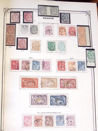 1849-1960 Belle collection de France en album Y&T,