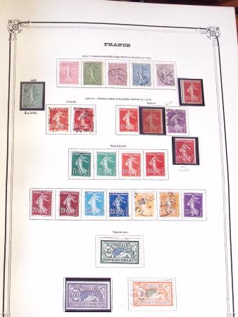 1849-1960 Belle collection de France en album Y&T,