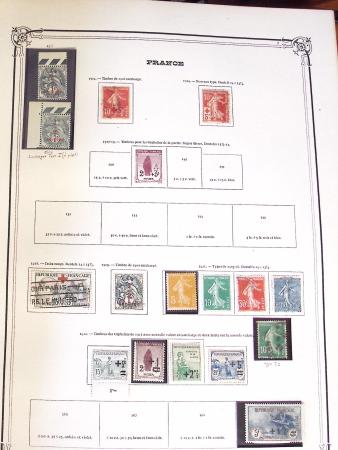 1849-1960 Belle collection de France en album Y&T,