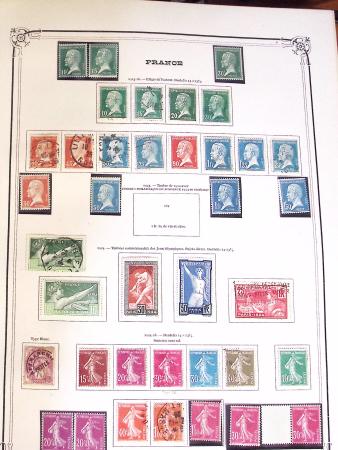 1849-1960 Belle collection de France en album Y&T,