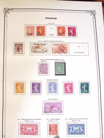 1849-1960 Belle collection de France en album Y&T,