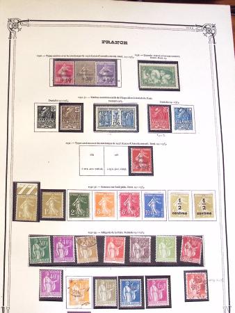 1849-1960 Belle collection de France en album Y&T,