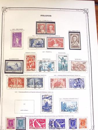 1849-1960 Belle collection de France en album Y&T,