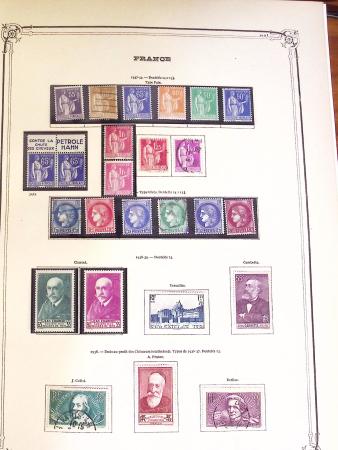 1849-1960 Belle collection de France en album Y&T,