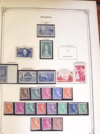 1849-1960 Belle collection de France en album Y&T,