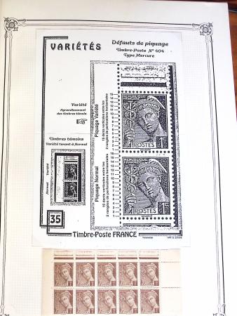 1849-1960 Belle collection de France en album Y&T,