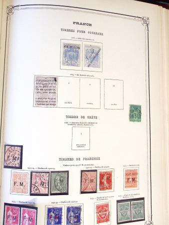 1849-1960 Belle collection de France en album Y&T,