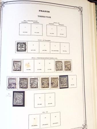 1849-1960 Belle collection de France en album Y&T,