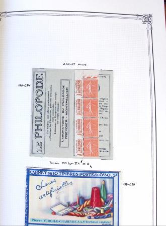 1849-1960 Belle collection de France en album Y&T,