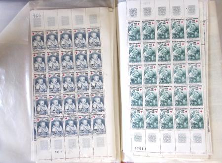 1955-1974, Solide stock de CFA, surtout en feuilles
