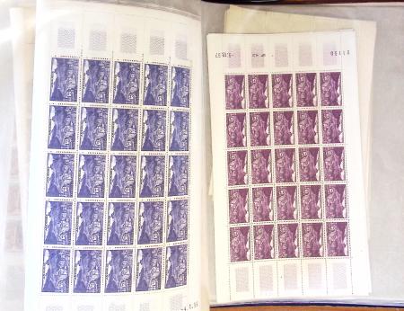 1955-1974, Solide stock de CFA, surtout en feuilles