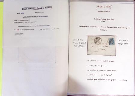 1860-1900 Histoire postale, ensemble de diverses lettres
