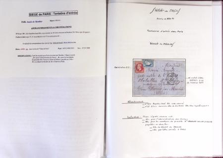1860-1900 Histoire postale, ensemble de diverses lettres