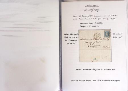 1860-1900 Histoire postale, ensemble de diverses lettres