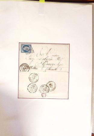 1860-1900 Histoire postale, ensemble de diverses lettres