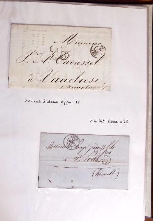 1860-1900 Histoire postale, ensemble de diverses lettres