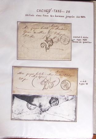 1860-1900 Histoire postale, ensemble de diverses lettres