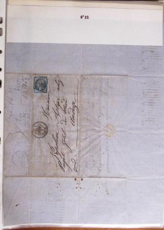 1860-1900 Histoire postale, ensemble de diverses lettres