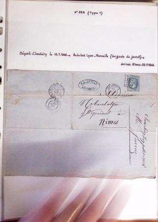 1860-1900 Histoire postale, ensemble de diverses lettres