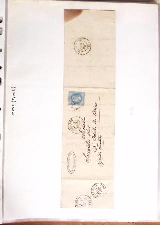 1860-1900 Histoire postale, ensemble de diverses lettres