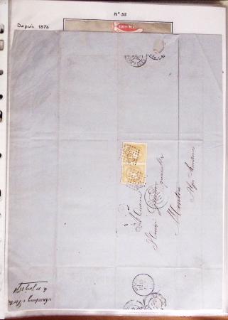 1860-1900 Histoire postale, ensemble de diverses lettres