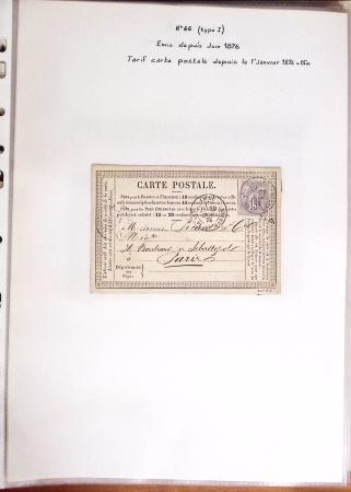 1860-1900 Histoire postale, ensemble de diverses lettres