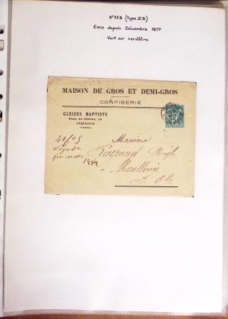 1860-1900 Histoire postale, ensemble de diverses lettres