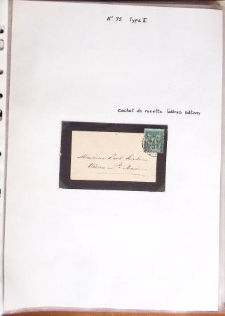 1860-1900 Histoire postale, ensemble de diverses lettres