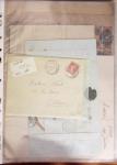 1860-1900 Histoire postale, ensemble de diverses lettres