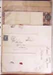 1860-1900 Histoire postale, ensemble de diverses lettres