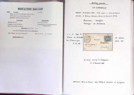 1860-1900 Histoire postale, ensemble de diverses lettres