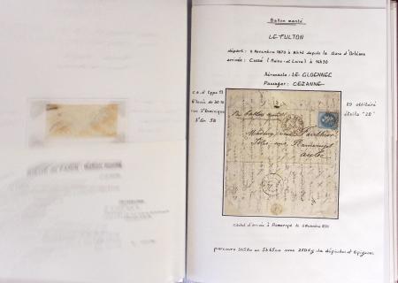 1860-1900 Histoire postale, ensemble de diverses lettres