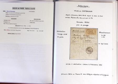1860-1900 Histoire postale, ensemble de diverses lettres