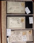 1900-40 Collection d'entiers postaux avec de jolies