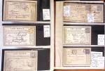 1900-40 Collection d'entiers postaux avec de jolies