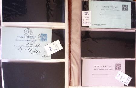 1900-40 Collection d'entiers postaux avec de jolies