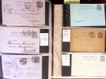 1900-40 Collection d'entiers postaux avec de jolies