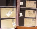 1900-40 Collection d'entiers postaux avec de jolies
