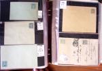 1900-40 Collection d'entiers postaux avec de jolies
