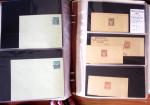 1900-40 Collection d'entiers postaux avec de jolies