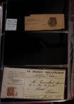 1900-40 Collection d'entiers postaux avec de jolies