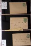 1900-40 Collection d'entiers postaux avec de jolies