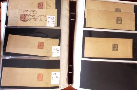 1900-40 Collection d'entiers postaux avec de jolies